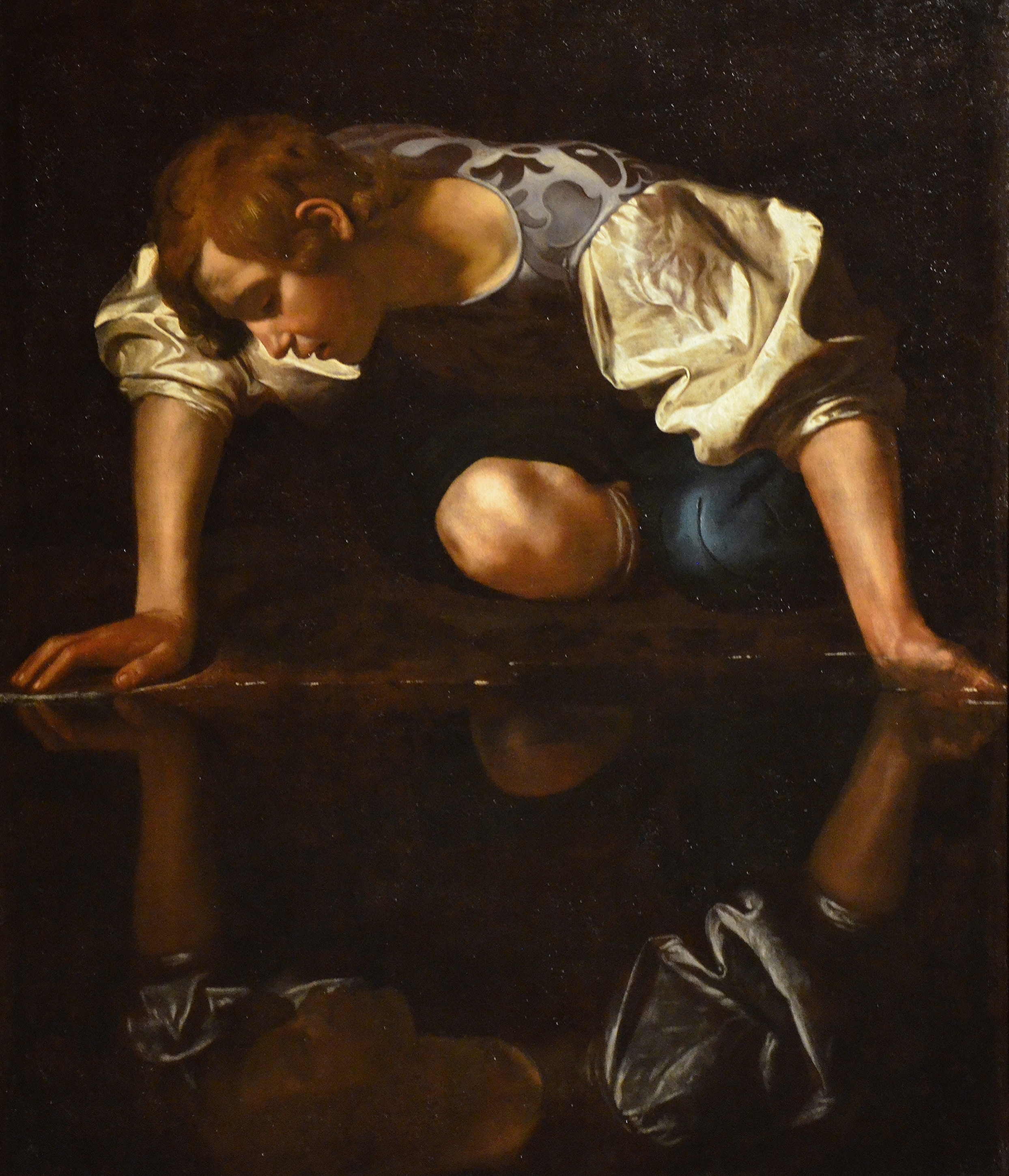 Narcissus_by_Caravaggio_1597–1599_Galleria_Nazionale_dArte_Antica_21836123485